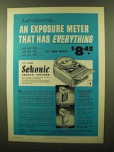 1956 Sekonic Leader Deluxe Meter Ad - Has Everything - $18.49