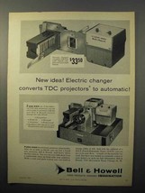 1957 Bell & Howell TDC Headliner 303 Slide Projector Ad - NICE - $18.49