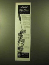 1957 Linhof Combi-Tripods Ad - Light-Weight - £14.54 GBP