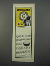 1966 Arm &amp; Hammer Baking Soda Ad - How to Feed a Cold - £14.52 GBP