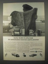 1966 General Electric Communications Ad - Coffee Break - $18.49