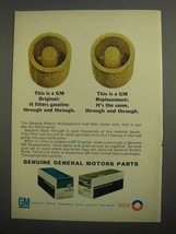 1966 GM Parts Ad - Fuel Filter - $18.49