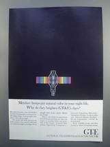 1966 GT&E Ad - Metalarc Lamps Put Natural Color in Life - $18.49