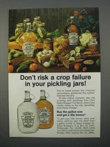 1966 Heinz Vinegar Ad - Don&#39;t Risk a Crop Failure - $18.49