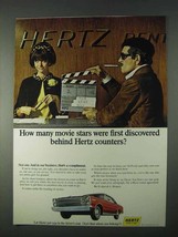 1966 Hertz Rent-a-Car Ad - How Many Movie Stars? - £14.78 GBP