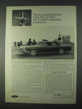 1966 Lincoln Continental Ad - A Quiet Revolution - £13.82 GBP