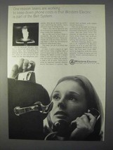 1966 Western Electric Ad - Lasers Are Working - £14.50 GBP