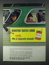 1966 Winston Cigarettes Ad - Tastes Good - £14.69 GBP