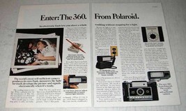 1969 Polaroid 360 Land Camera Ad - Enter: The 360 - £14.50 GBP