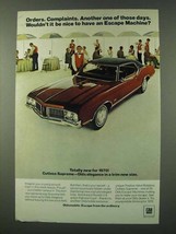 1970 Oldsmobile Cutlass Supreme Ad - Orders Complaints - $18.49
