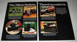 1971 Nikon Ad - Waistlevel, Eyelevel Finders, Screens + - £14.55 GBP