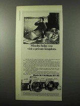 1973 Minolta SR-T 101, SR-T 102 Camera Ad - Kingdom - $18.49