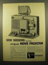 1959 Argus M-500 Movie Projector Ad - Now Showing - £14.74 GBP