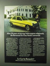 1979 Renault Le Car Ad - The Reverend Converted - £14.45 GBP