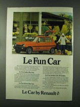 1979 Renault Le Car Ad - Le Fun Car - £14.45 GBP