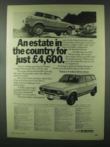 1979 Subaru 4-Wheel Drive Estate Ad - In the Country - $18.49