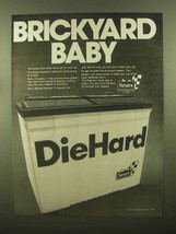 1980 Sears DieHard Battery Ad - Brickyard Baby - $18.49