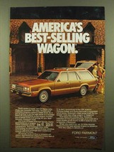 1981 Ford Fairmont Wagon Ad - America&#39;s Best-Selling - £14.57 GBP
