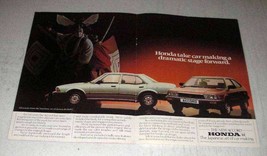 1982 Honda Accord Ad - Take a Dramatic Stage Forward - £14.52 GBP