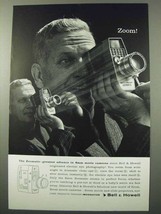 1960 Bell & Howell Zoomatic 8mm Movie Camera Ad - $18.49