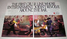 1989 Norwegian Cruise Line Ad - Around the Bar - £14.73 GBP