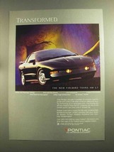 1993 Pontiac Firebird Trans Am GT Car Ad - Transformed - $18.49