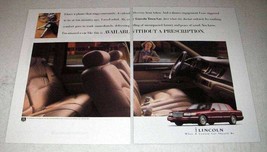 1996 Lincoln Town Car Ad - Without A Prescription - $18.49