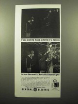 1963 General Electric Portable Cinema Light Ad - £14.46 GBP