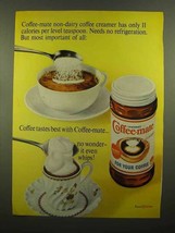 1965 Carnation Coffee-Mate Ad - 11 Calories Teaspoon - £14.49 GBP