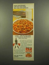 1965 Chef Boy-Ar-Dee Lasagna Ad - More Nourishment - £14.82 GBP