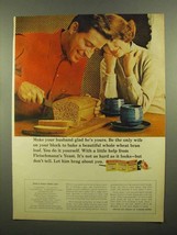 1965 Fleischmann&#39;s Yeast Ad - Whole Wheat Bran Loaf - £14.54 GBP