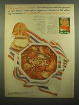 1965 Del Monte Stewed Tomatoes Ad - Seafood Stew - £14.90 GBP