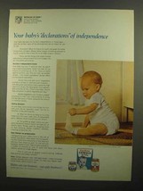 1965 Gerber Baby Food Ad - Delcarations of Independence - £14.78 GBP