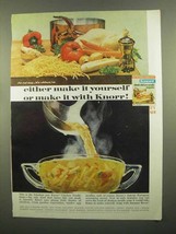 1965 Knorr Soup Ad - Either Make It Yourself or Knorr - $18.49