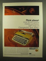1965 Smith-Corona Typewriter Ad - Changeable Type - £14.55 GBP