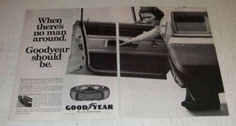 1966 2-page Goodyear Double Eagle Tire & LifeGuard Spare Ad - $18.49