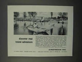 1966 Airstream Land Yacht Trailer Ad - Real Adventure - $18.49