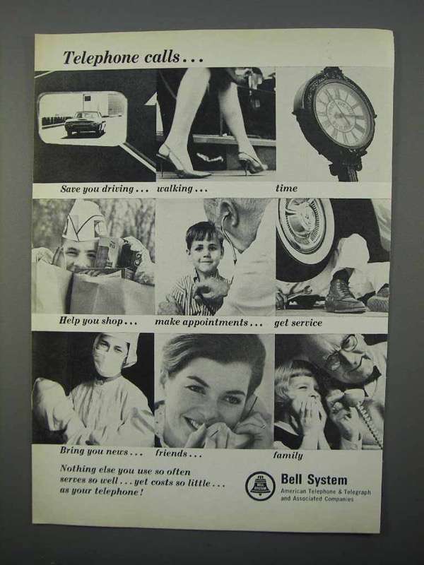 Primary image for 1966 Bell System Ad - Telephone Calls