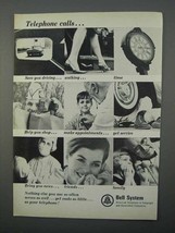 1966 Bell System Ad - Telephone Calls - £14.49 GBP