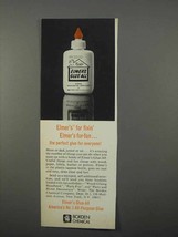 1966 Borden Elmer's Glue-All Ad - For Fixin' For-Fun - $18.49