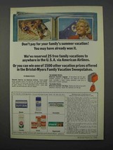 1966 Bufferin Medicine Ad - Don&#39;t Pay for Vacation - £14.72 GBP