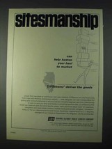 1966 Central Illinois Public Service Ad - Sitesmanship - £13.82 GBP