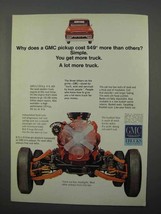 1966 GMC Pickup Trucks Ad - Why Cost More Than Others - $18.49