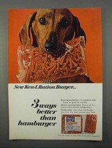 1966 Ken-L Ration Burger Ad - 3 Ways Better - £14.55 GBP