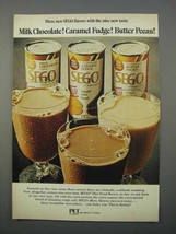 1966 Pet SEGO Diet Food Ad, Caramel Fudge, Butter Pecan - £14.53 GBP