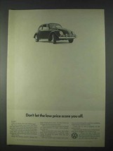 1966 Volkswagen VW Bug Beetle Ad - The Low Price - £14.54 GBP