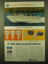 1967 Chrysler Courier 229 Boat Ad - Comes Through - £14.55 GBP