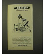 1969 Bolex Minipod Ad - Acrobat - £14.78 GBP
