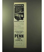 1969 Konica Auto S2 Camera Ad - We Recommend - £14.55 GBP