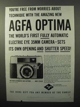 1971 Agfa Optima Camera Ad - Free From Worries - £14.74 GBP